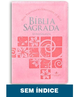 Bíblia Sagrada | NTLH | Letra Gigante | Luxo | Rosa Claro