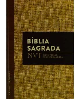Bíblia Sagrada | NVT | Letra Grande | Capa Dura | Juta