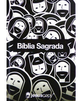 Bíblia Sagrada | Jesus Copy | Preto e Branco | NVT | Capa Dura