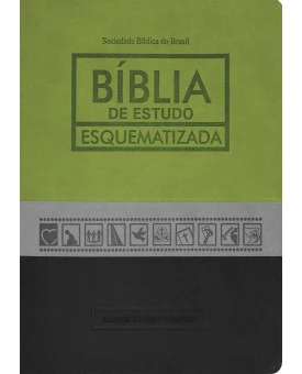 Bíblia De Estudo Esquematizada | Verde/Cinza/Preta 