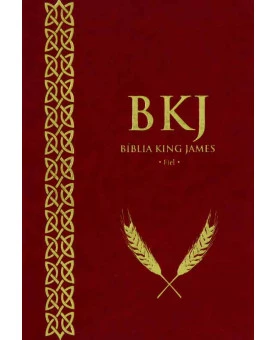 Bíblia | King James Fiel | Letra Normal | Luxo | Vinho