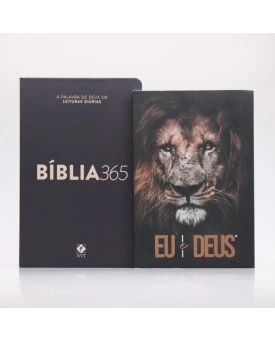Kit Bíblia 365 NVT Clássica + Eu e Deus Eu Sou | Momento Diário 