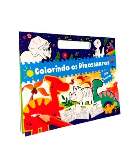 Colorindo Os Dinossauros Com Adesivos | James Misse | Pé Da Letra