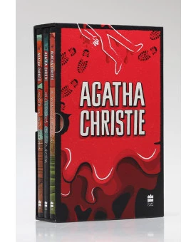 Box 3 Livros | Vol. 2 | Agatha Christie | Vermelho