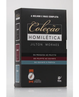 Kit 3 livros | Homilética | Jilton Moraes