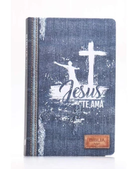 Bíblia Sagrada | NVI | Letra Normal | Soft Touch | Jeans Azul