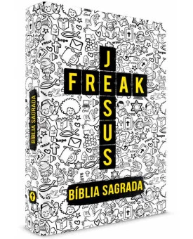 Bíblia Sagrada | NVI | Letra Média | Capa Comum | Jesus Freak | Capa Cartoon