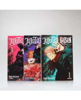 Kit 3 Livros | Jujutsu Kaisen: Batalha de Feiticeiros | Gege Akutami