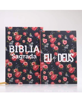 Kit Bíblia ACF + Devocional | Rosas