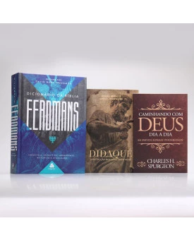 Kit Dicionário da Bíblia Eerdman + Grátis Devocional Spurgeon + Didaqué | Teologia Para Todos 
