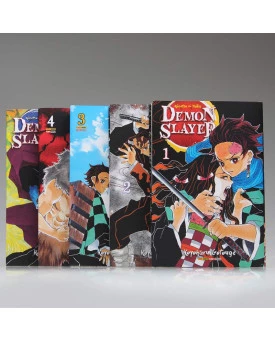 Kit 5 Livros | Demon Slayer: Kimetsu no Yaiba | Koyoharu Gotouge
