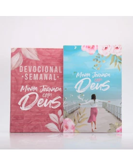 Kit Devocional Semanal Pétalas + Minha Jornada com Deus | Menina dos Olhos
