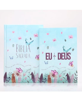 Kit Jardim Secreto | Bíblia + Eu e Deus | Orar e Vencer