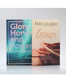 Kit Maravilhosa Graça | Bíblia Glory Honor And Power + Graça