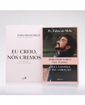 Kit 2 Livros | Eu Creio | Papa Francisco e Pe. Fábio de Melo