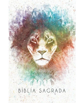 Bíblia Sagrada | King James Atualizada | Letra Grande | Leão | Aquarela | Brasil 