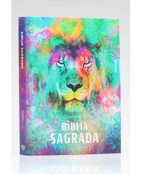 Bíblia Para Evangelismo Premium | ACF | Letra Média | Capa Brochura | Leão Color
