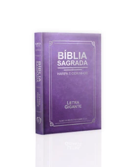 Bíblia Sagrada | Com Harpa e Corinhos | RC | Edição Luxo  |  Letra Gigante | Lilás