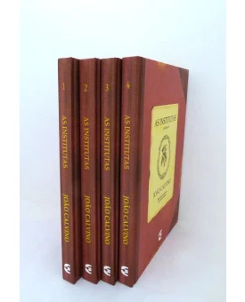 Kit 4 Livros | As Institutas de João Calvino | Cultura Cristã
