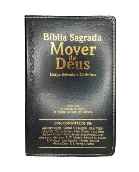 Bíblia Sagrada Mover de Deus | ARC | Letra Extragigante | Harpa e Corinhos | Preta