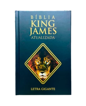 Bíblia Sagrada | King James Atualizada | Letra Gigante | Capa Dura | Flame Lion 