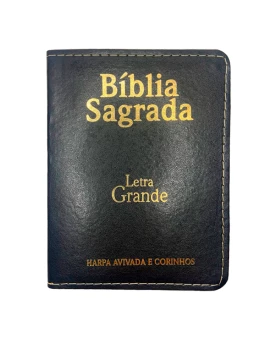 Bíblia Sagrada | ARC | Letra Grande | Capa Luxo PU | Preta