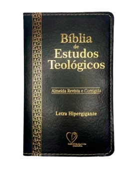 Bíblia de Estudos Teológicos | RC | PU Luxo | Preta