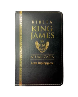 Bíblia Sagrada | King James Atualizada | Zíper | Preta