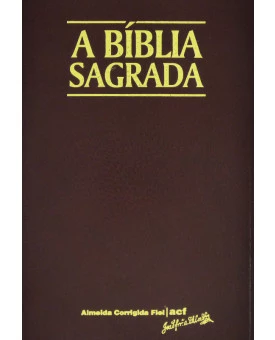 A Bíblia Sagrada | ACF | Letra Grande | Luxo | Vinho