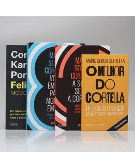 Kit 4 Livros | O Melhor de Cortella | Vol. 3 | Mario Sergio Cortella
