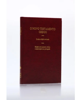 O Novo Testamento Grego | 5º  Edição Revisada | Capa dura | Vinho