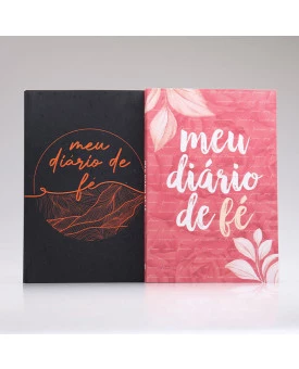 Kit 2 Livros Meu Diário de Fé | Casal de Oração | Pétalas