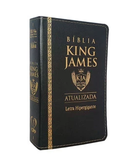 Bíblia Sagrada | King James Atualizada | Letra Hipergigante | Capa PU | Preta