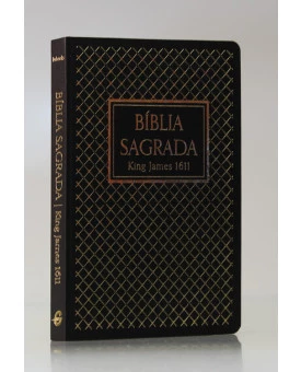 Bíblia Sagrada | King James 1611 | Letra Normal | Semi-Luxo | Preta