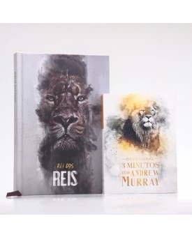 Kit Bíblia ACF Rei dos Reis + Devocional Andrew Murray | Crescendo na Graça
