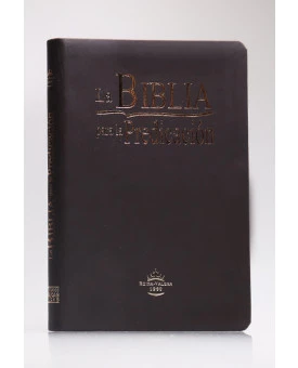 La Biblia Para la Predicación - A Bíblia do Pregador | Reina Valera 1960 | Letra Normal | Capa PU | Café
