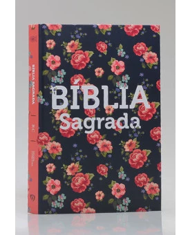 Bíblia Sagrada | RC | Letra Média | Capa Dura | Rosas