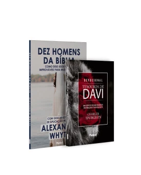 Kit Juntos a Deus dia a dia | Dez Homens da Bíblia | Alexander Whyte + Devocional Tesouros de Davi | Leão Hbraico | Charles Spurgeon