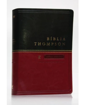 Bíblia de Estudo Thompson | AEC | Letra Grande | Luxo | Verde e Vinho