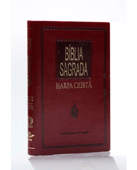 Bíblia Sagrada | RC | Harpa Cristã | Letra Normal | Luxo | Vinho