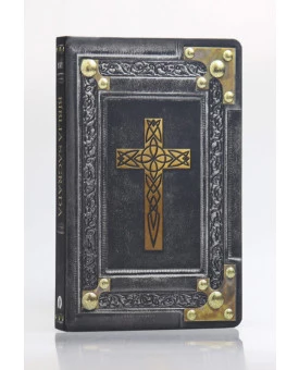 Bíblia Sagrada | NVI | Letra Normal | Capa Dura / Soft Touch | Vintage Preta