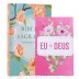 Kit Bíblia | RC | Letra Gigante |Hexagonal + Devocional Eu e Deus | Pink | Luz e Reflexão
