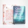 Kit Bíblia Glory Honor and Power + Diário Bem-Vindo Espírito Santo Flores Rosa