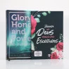 Kit Bíblia NVI Glory Honor And Power + Abas Adesivas Floral | Unicamente Pela Graça