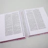 Bíblia Sagrada Anote a Palavra | ACF | Letra Normal | Capa Dura | Camélia | Espiral | Com Espaço Para Anotações
