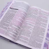 A Bíblia de Estudo da Mulher Sábia | ARC | Harpa Avivada | Letra Hipergigante | Capa Dura | Íris Lilás