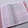 A Bíblia de Estudo da Mulher Sábia | ARC | Harpa Avivada | Letra Hipergigante | Capa Dura | Hibisco Vermelha