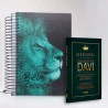 Kit Bíblia ACF Anote a Palavra Leão Azul + Devocional Tesouros de Davi | Ore Sobre Tudo