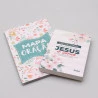Kit Mapa da Oração Delicadeza + Devocional Palavras de Jesus Em Vermelho Floral Branca | Alivio Abençoado 