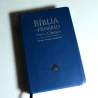 Bíblia e Hinário | RA | Letra Gigante | Capa Soft Touch | Azul